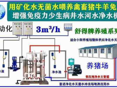 绿色环保水处理设备养殖机械养牛场机械化养牛场奶牛场饮水设备