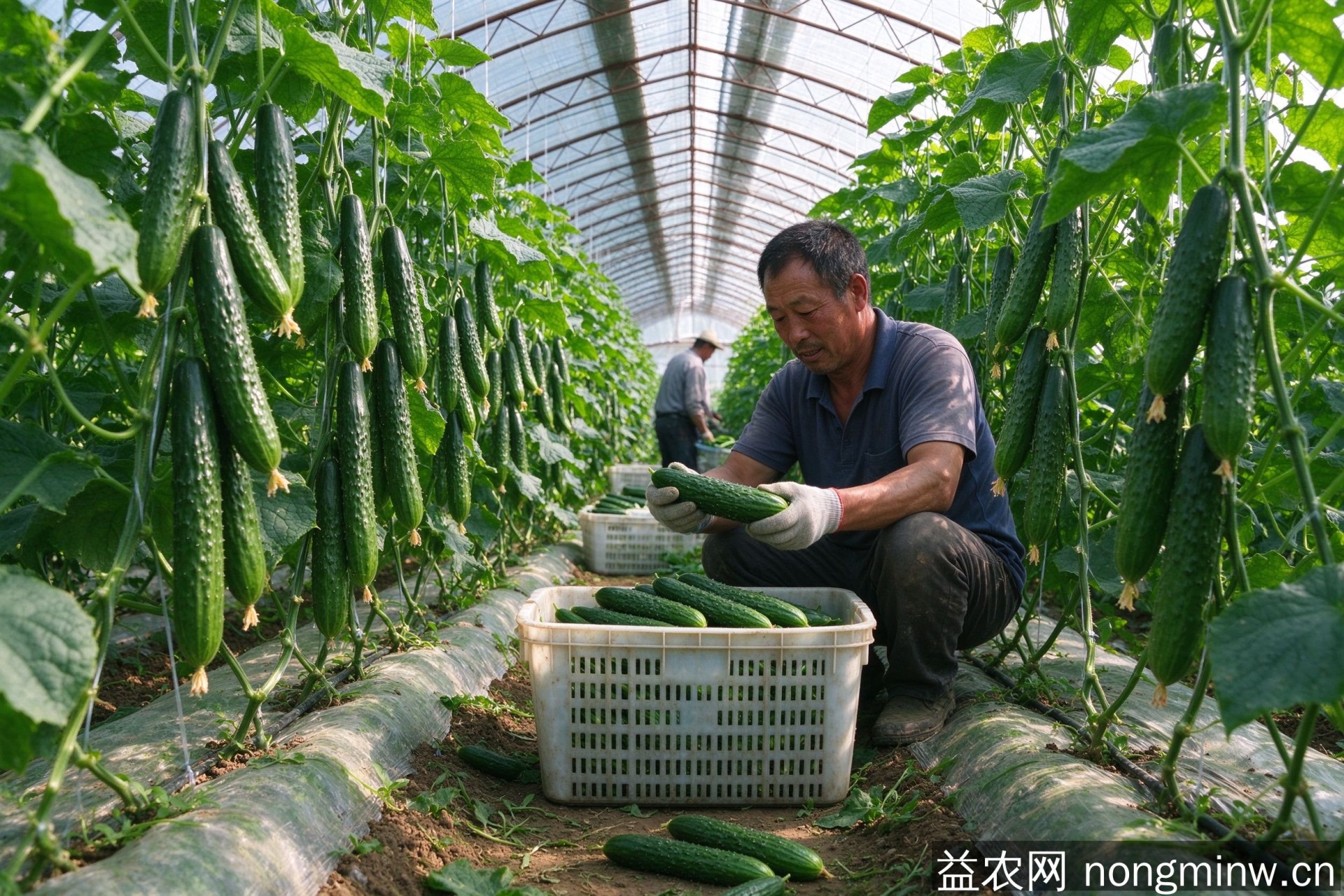 吉林梅河口大棚黄瓜特色种植 一村一品激活乡村振兴