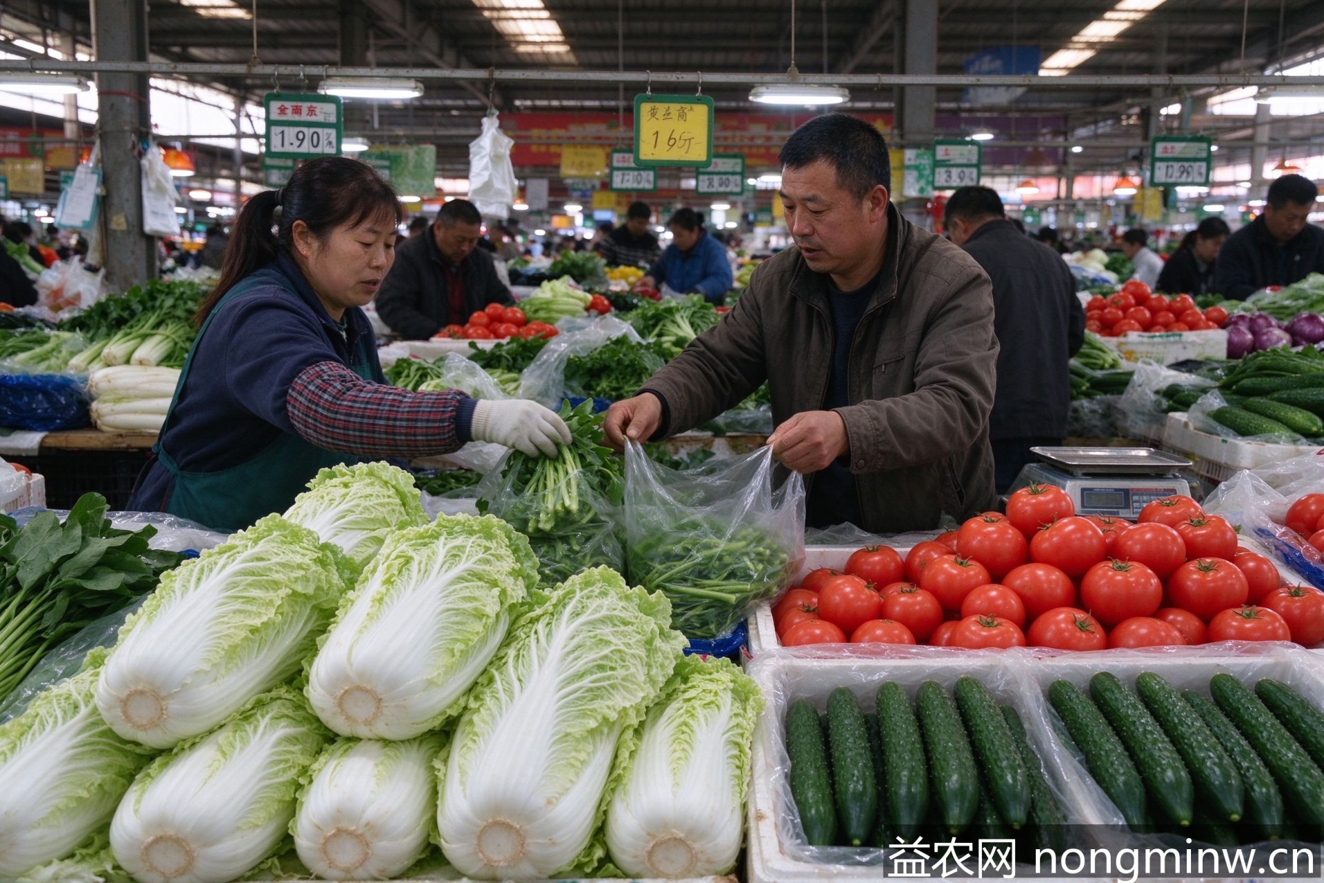 国庆假期农产品市场供应充足 全国蔬菜批发价格4.24元每公斤