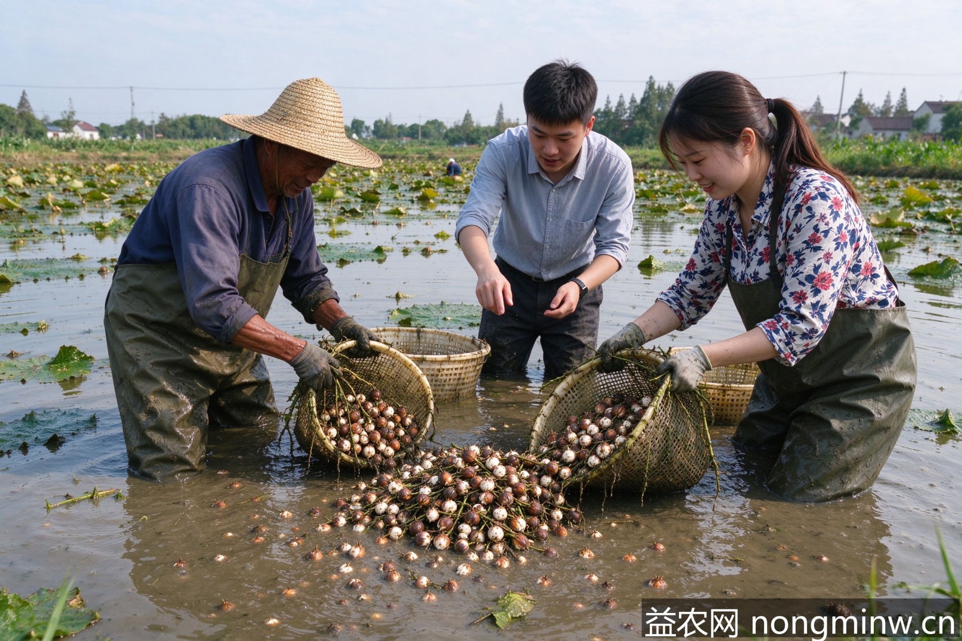 江苏淮安洪泽95后返乡运营580亩芡实基地 特色产业激活乡村富民