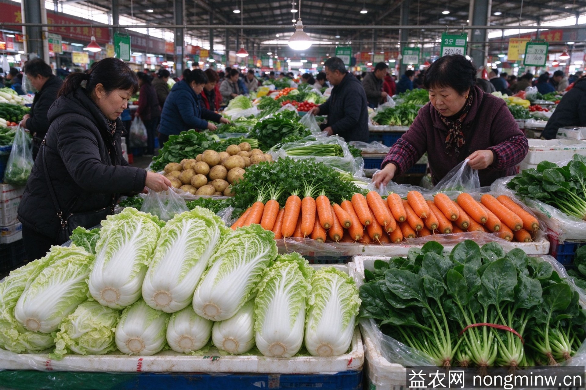 全国农产品批发市场供应充足 成都大白菜1.2元哈尔滨0.9元每公斤