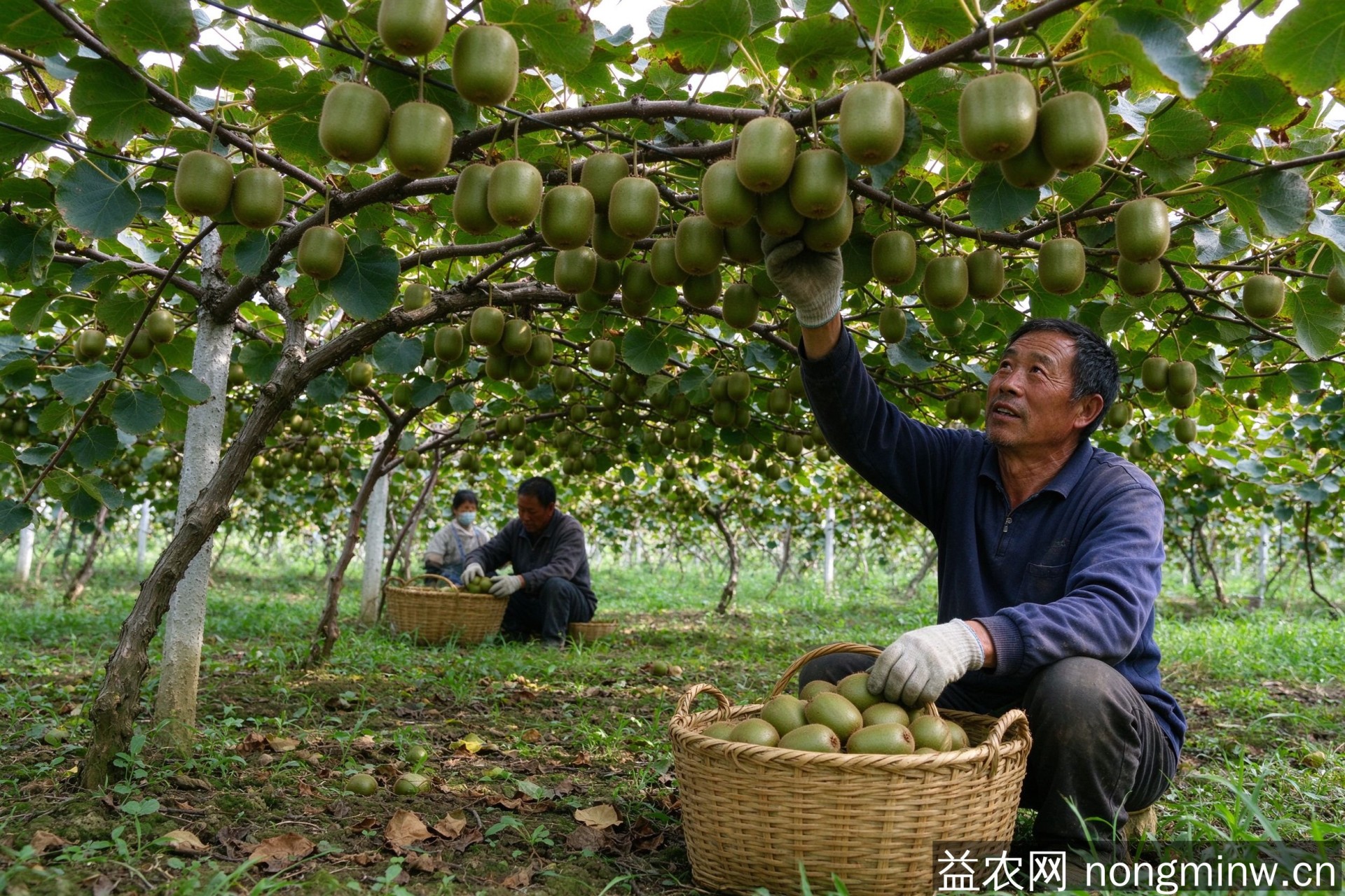 陕西眉县猕猴桃丰产不丰收 大量成熟果子挂树 外来客商少价格低保鲜期短