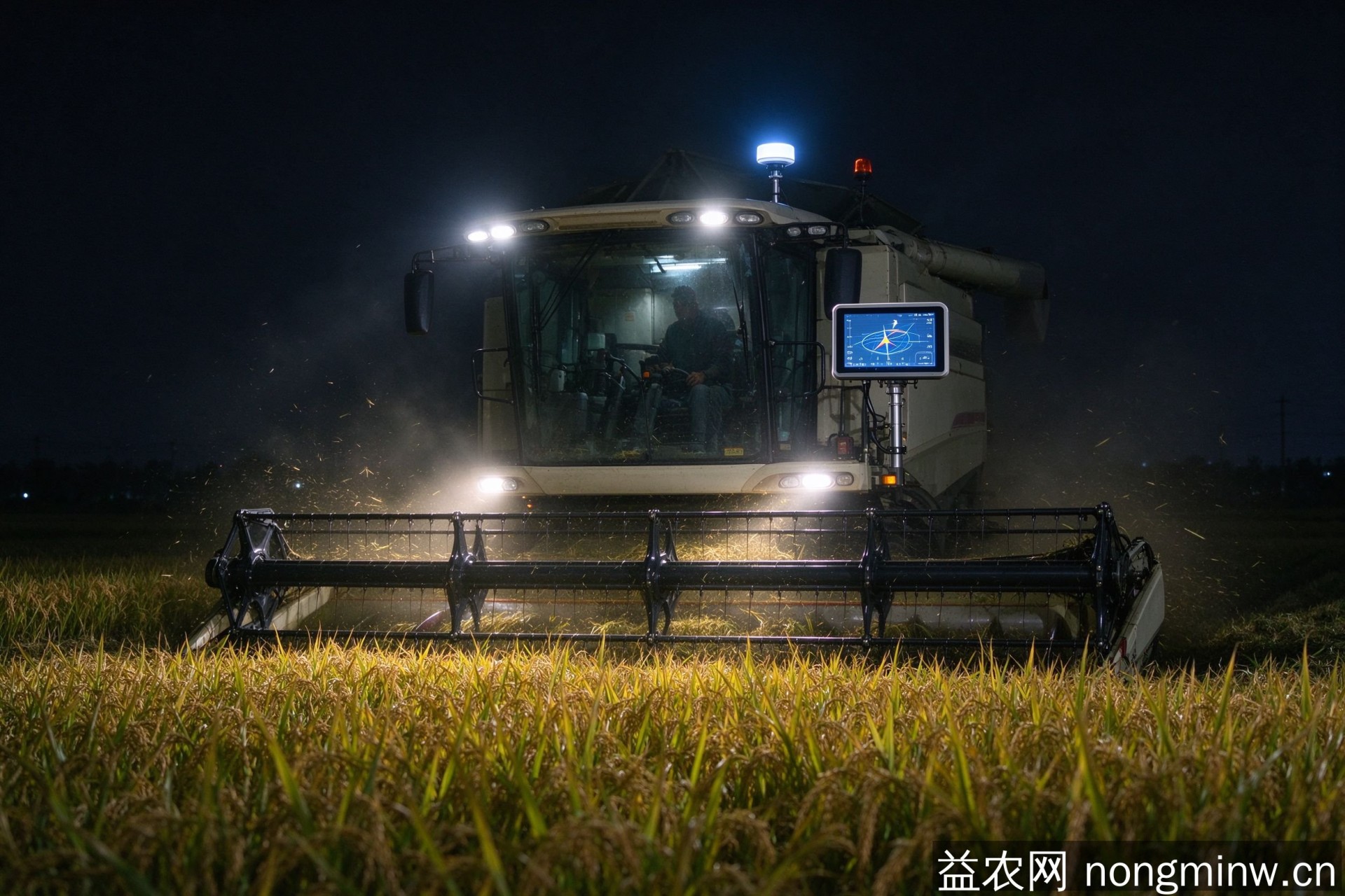 新型农机不断上新 喂入量超13公斤联合收割机成秋收新主力 北斗导航24小时人停机不停